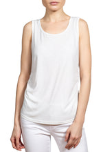 Load image into Gallery viewer, Glitter Glam Tank White
