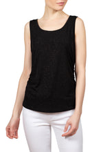 Load image into Gallery viewer, Glitter Glam Tank Black
