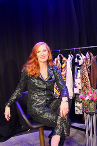 Emerald Glamour Blazer