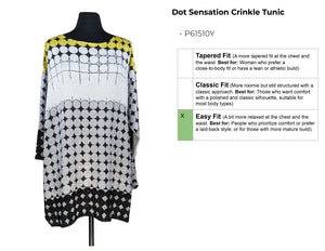 Dot Sensation Crinkle Tunic