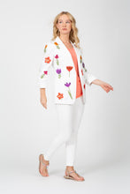 Load image into Gallery viewer, Bright Blooms Jacket White

